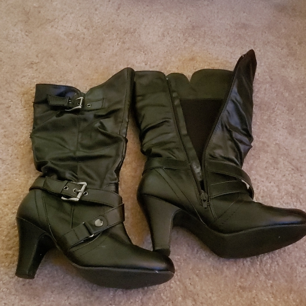 Black boots